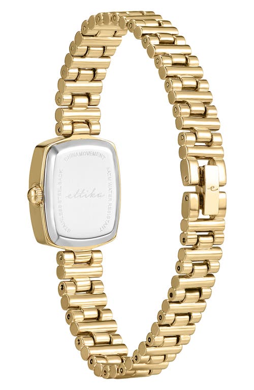 Ettika Square Dial Bracelet Watch, 20mm X 23mm In Gold