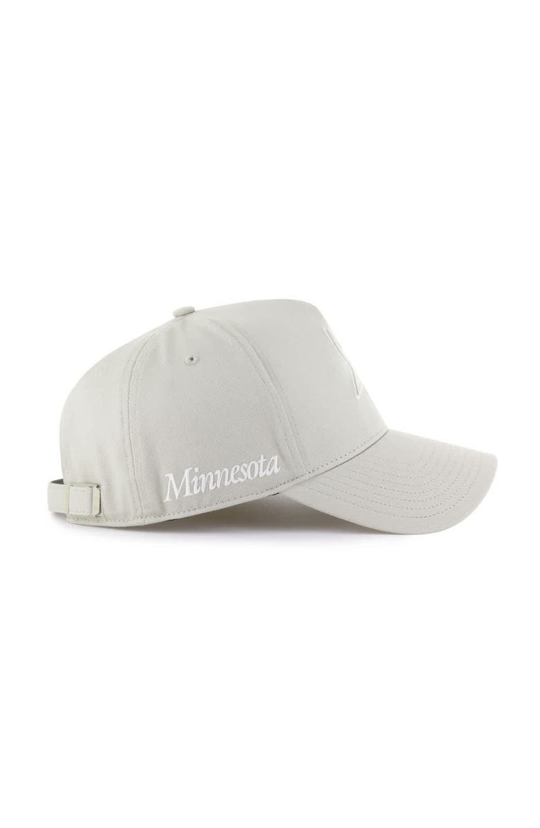 '47 Men's '47 Cream Minnesota Vikings Foundation Offside Adjustable Hat, Alternate, color, 