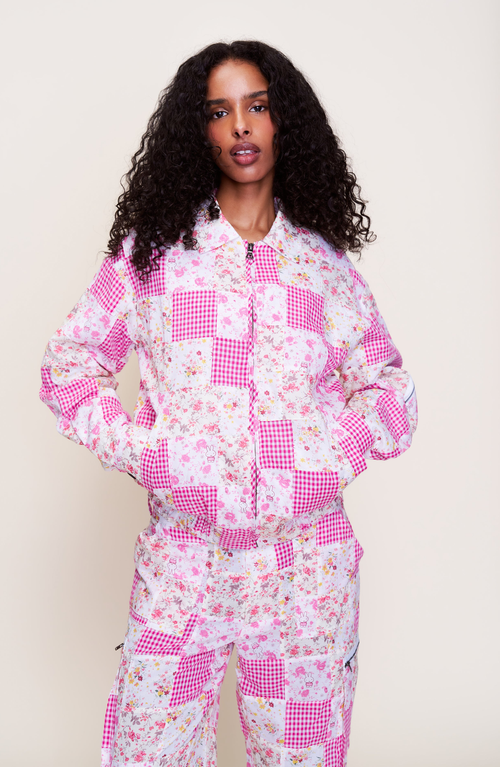 Guizio Adrian Patchwork Bomber In Multi