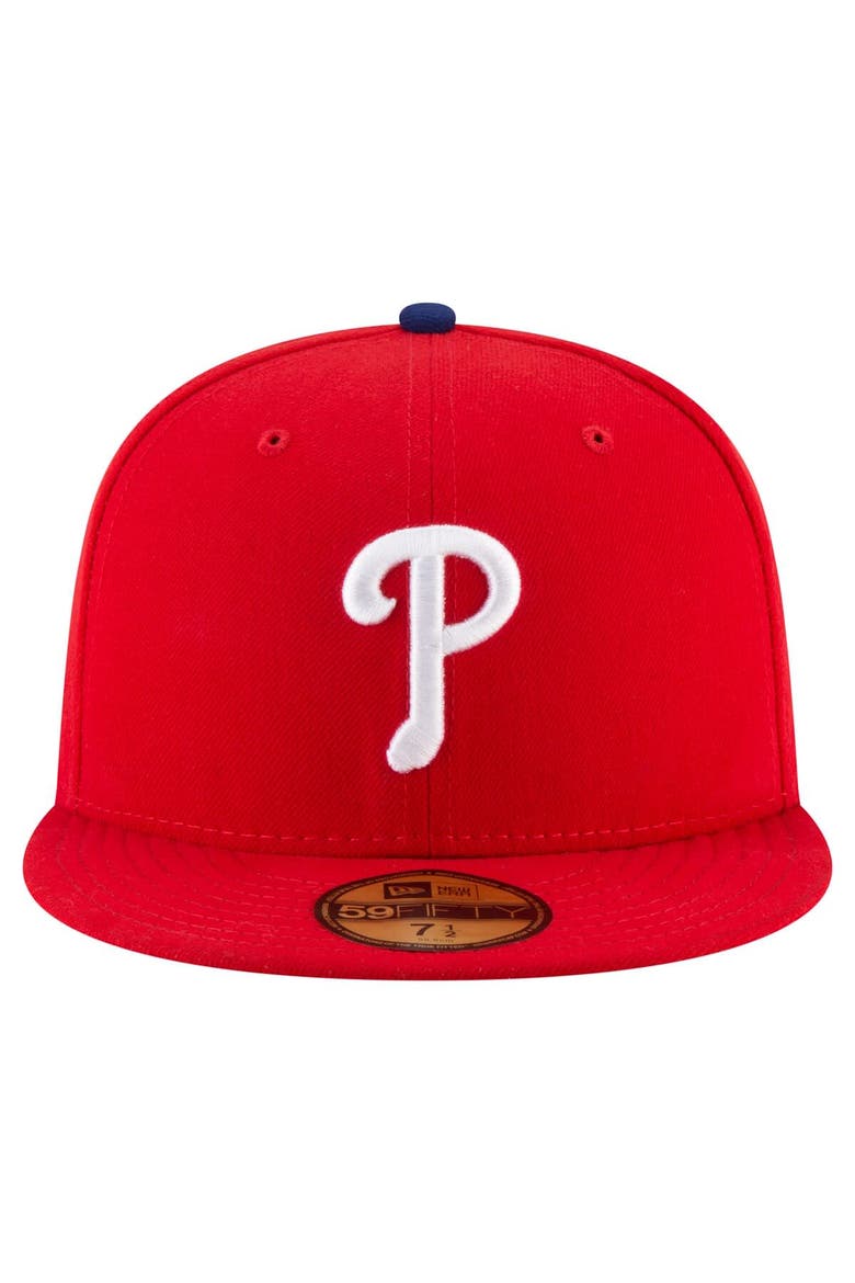 Men's New Era Bryce Harper Red Philadelphia Phillies 2025 Player’s Weekend 59FIFTY Fitted Hat, Alternate, color, Red