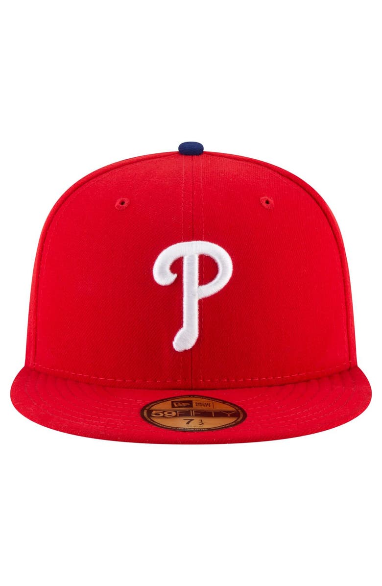 New Era Men's New Era Bryce Harper Red Philadelphia Phillies 2025 Player’s Weekend 59FIFTY Fitted Hat, Alternate, color, Red