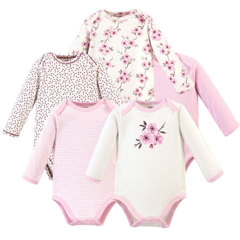 Little Soft Organic Cotton Long-Sleeve One-Piece Essentials