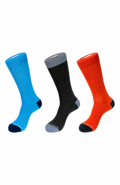 3-Pack Microdot Crew Socks