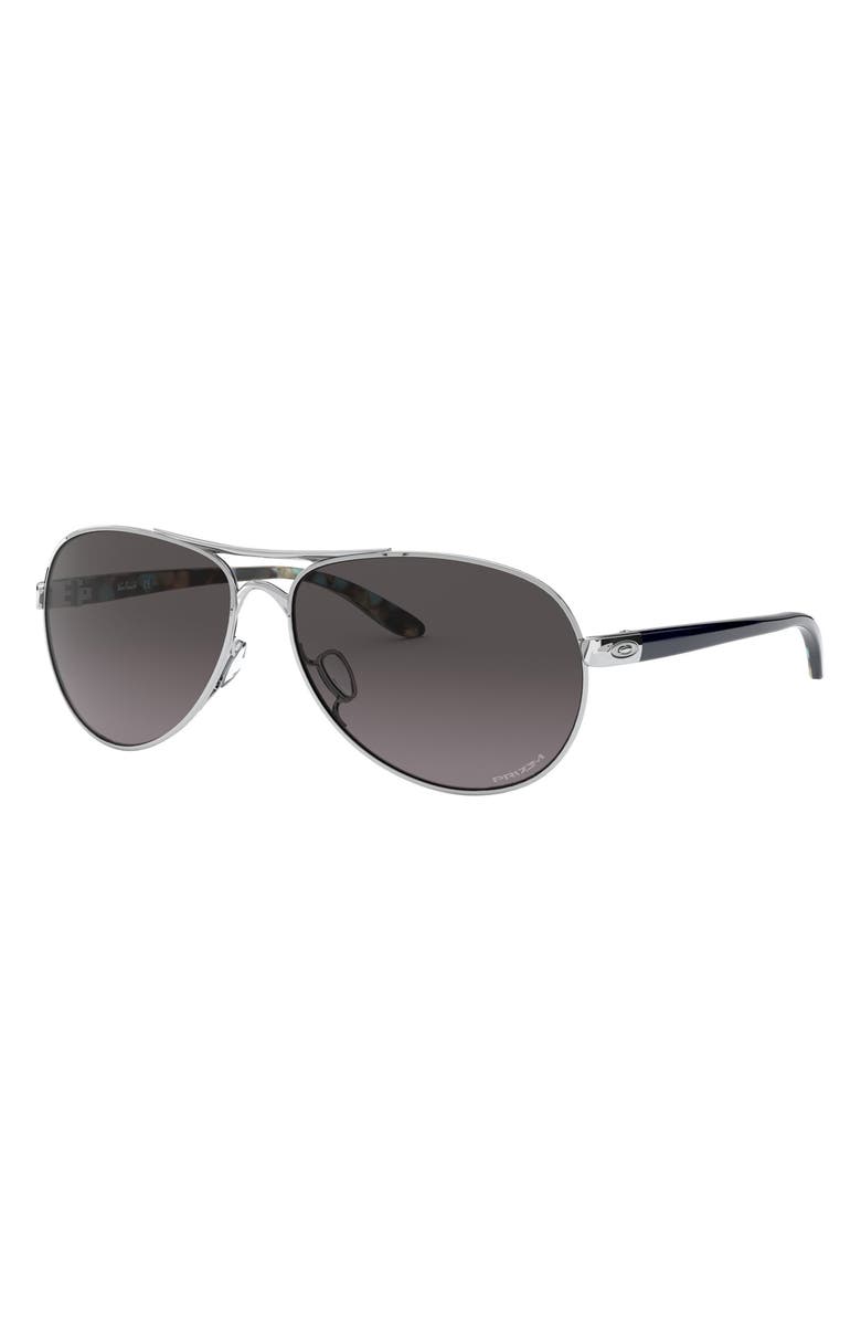 Oakley Feedback 59mm Prizm<sup>™</sup> Aviator Sunglasses, Alternate, color, 