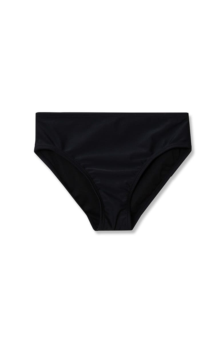 Lands' End Girls Swim Bikini Bottoms, Main, color, Black