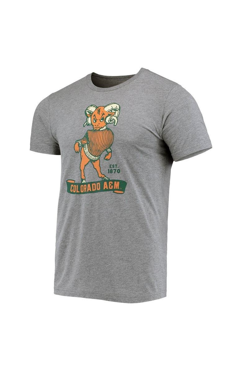 HOMEFIELD Men's Homefield Heather Gray Colorado State Rams Vintage 1940s Colorado A&M T-Shirt, Alternate, color, 