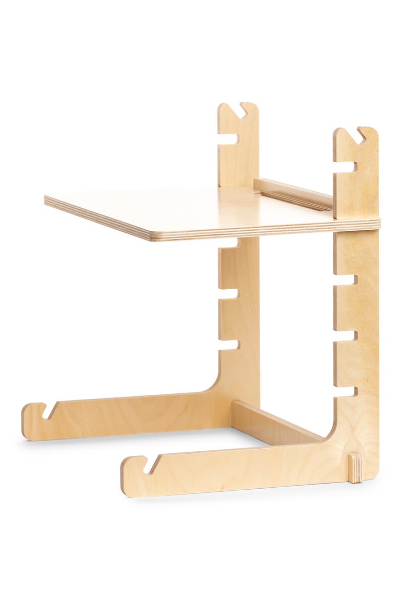 Allstand Adjustable Desk Stand, Main, color, BIRCH