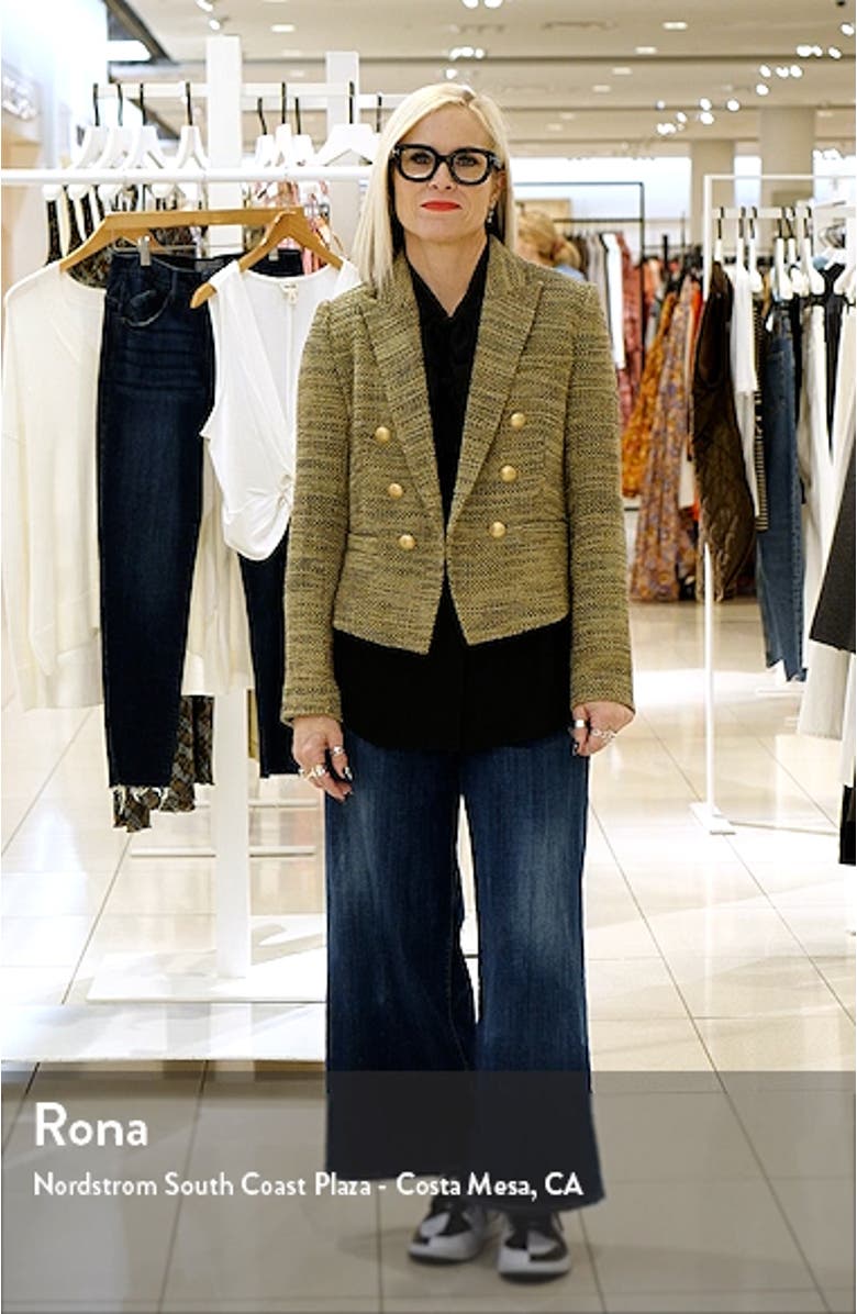 Brooke Double Breasted Crop Blazer, sales video thumbnail