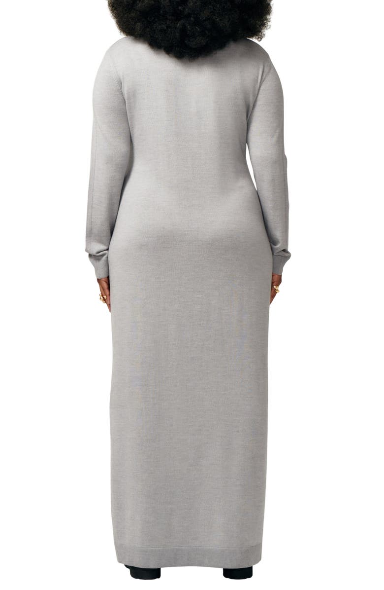 LITA by Ciara Affection Long Sleeve Merino Wool Jersey Sweater Dress, Alternate, color, 