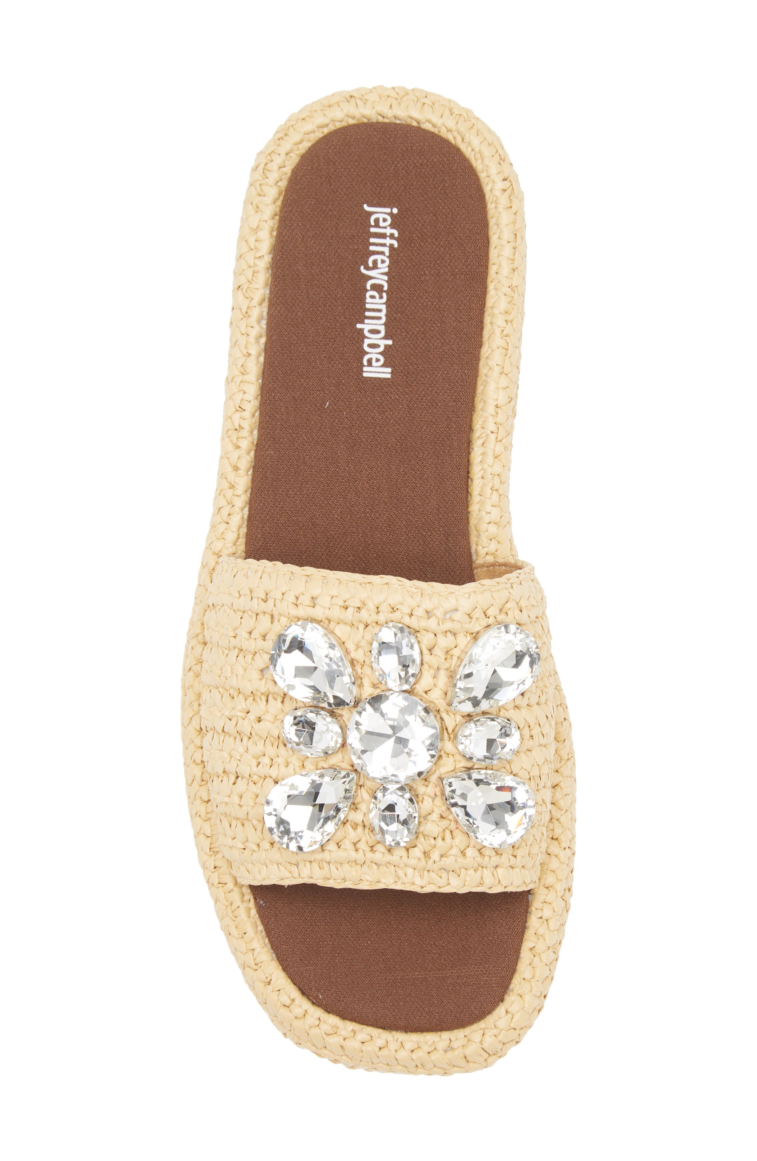 Jeffrey Campbell Jicaro Espadrille Platform Sandal, Alternate, color, Natural Clear