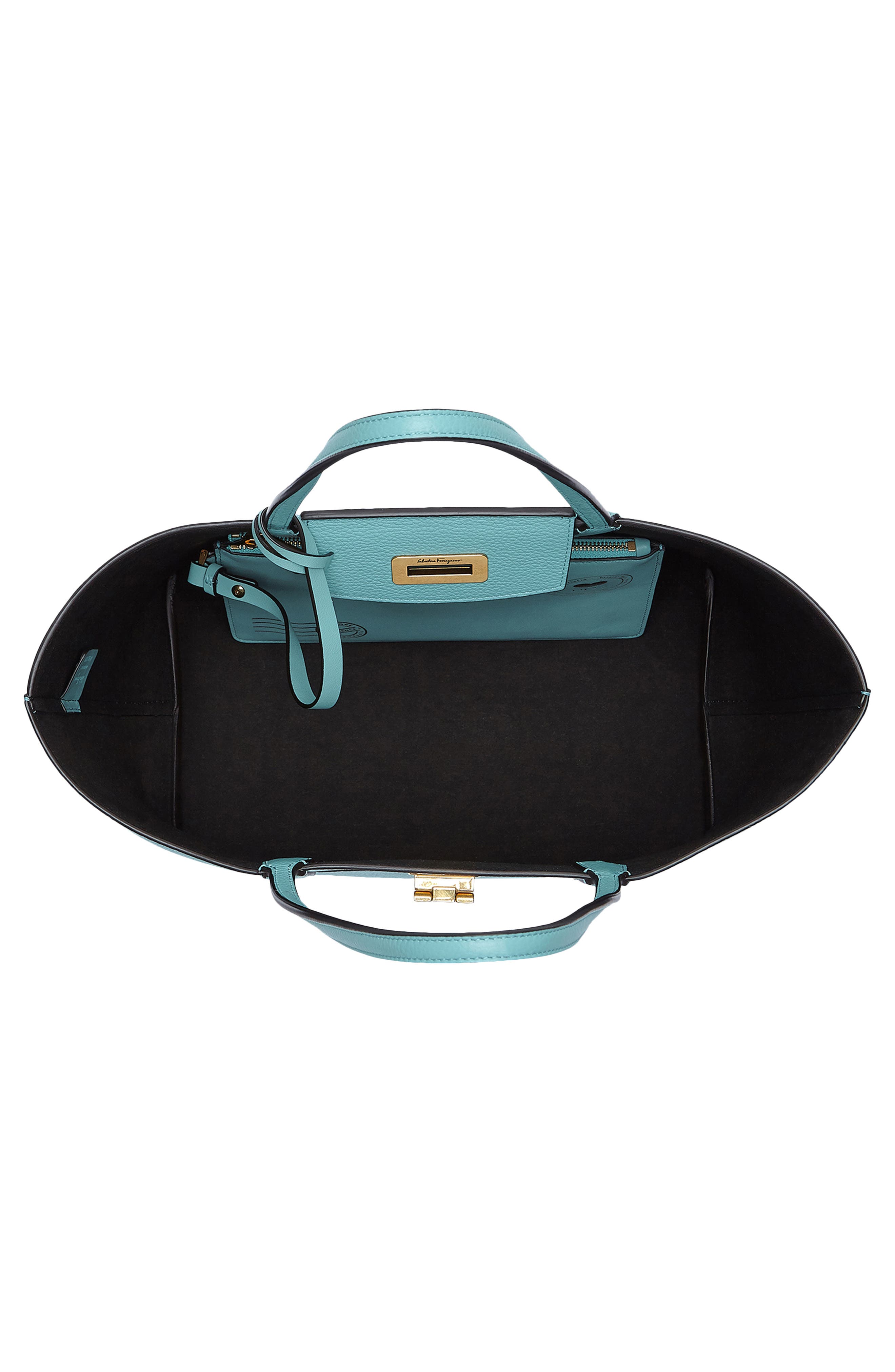 FERRAGAMO Salvatore Ferragamo Travel Leather Tote, Alternate, color, 
