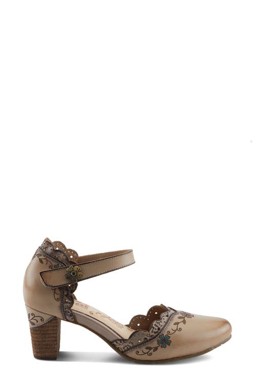 L'artiste By Spring Step Sayyes Ankle Strap Pump In Multi