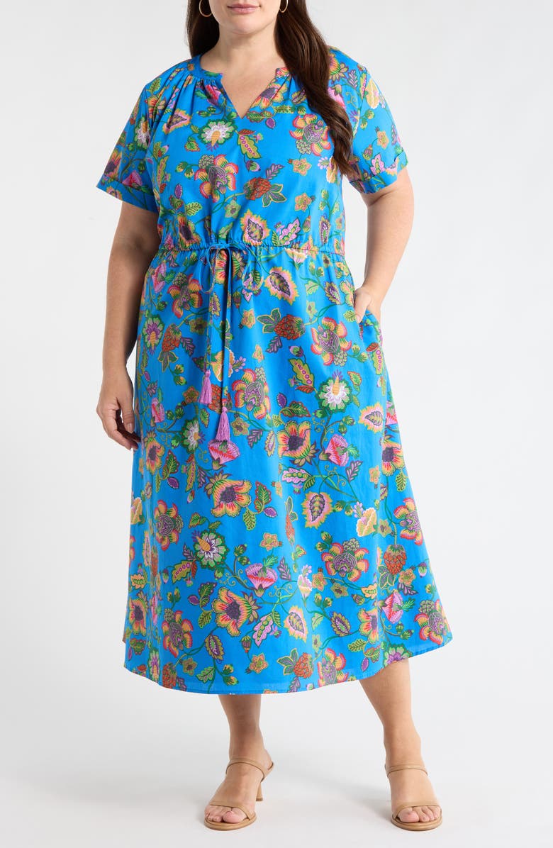 SUGARLIPS Anabelle Floral Fatima Midi Dress, Main, color,