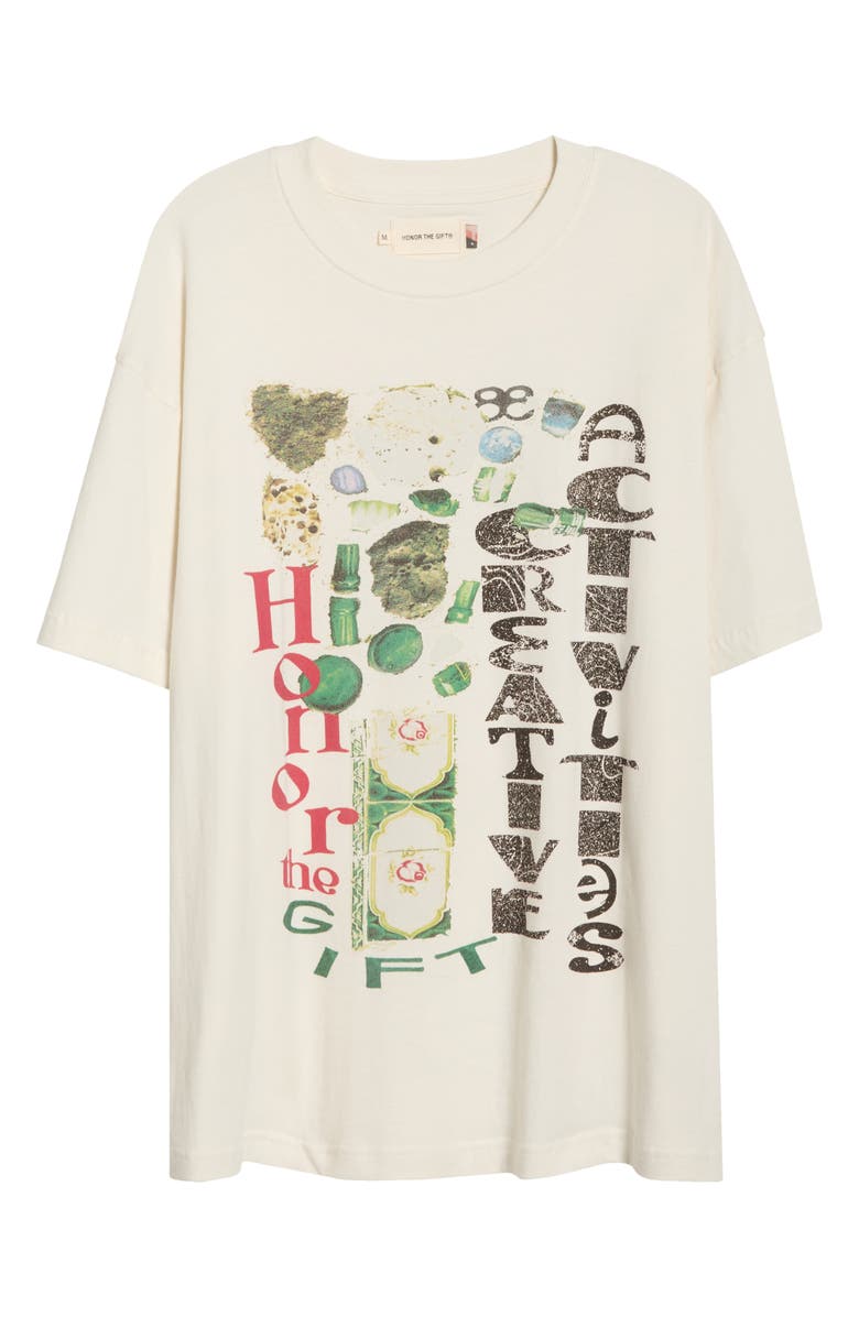 HONOR THE GIFT Honor Creative Graphic T-Shirt, Alternate, color, Bone
