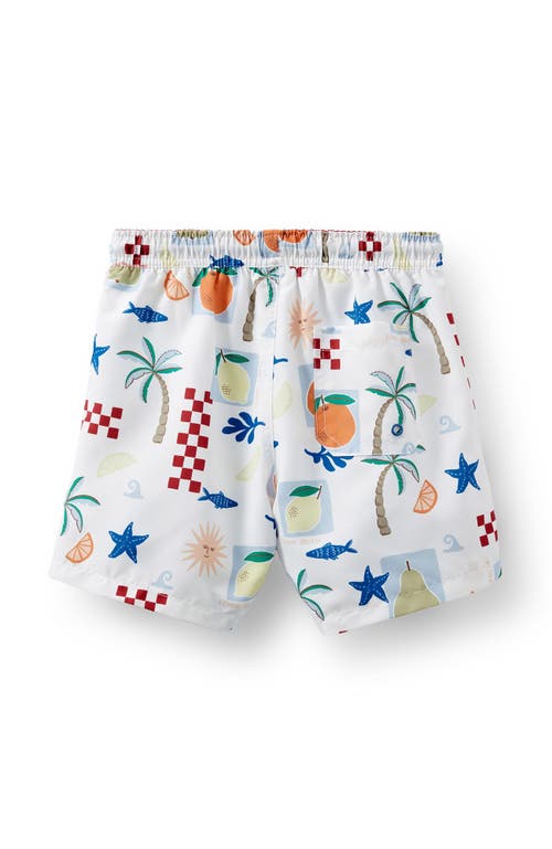 Cotton On Kids Kid's Bailey Board Short In Vanilla Summer Fresh