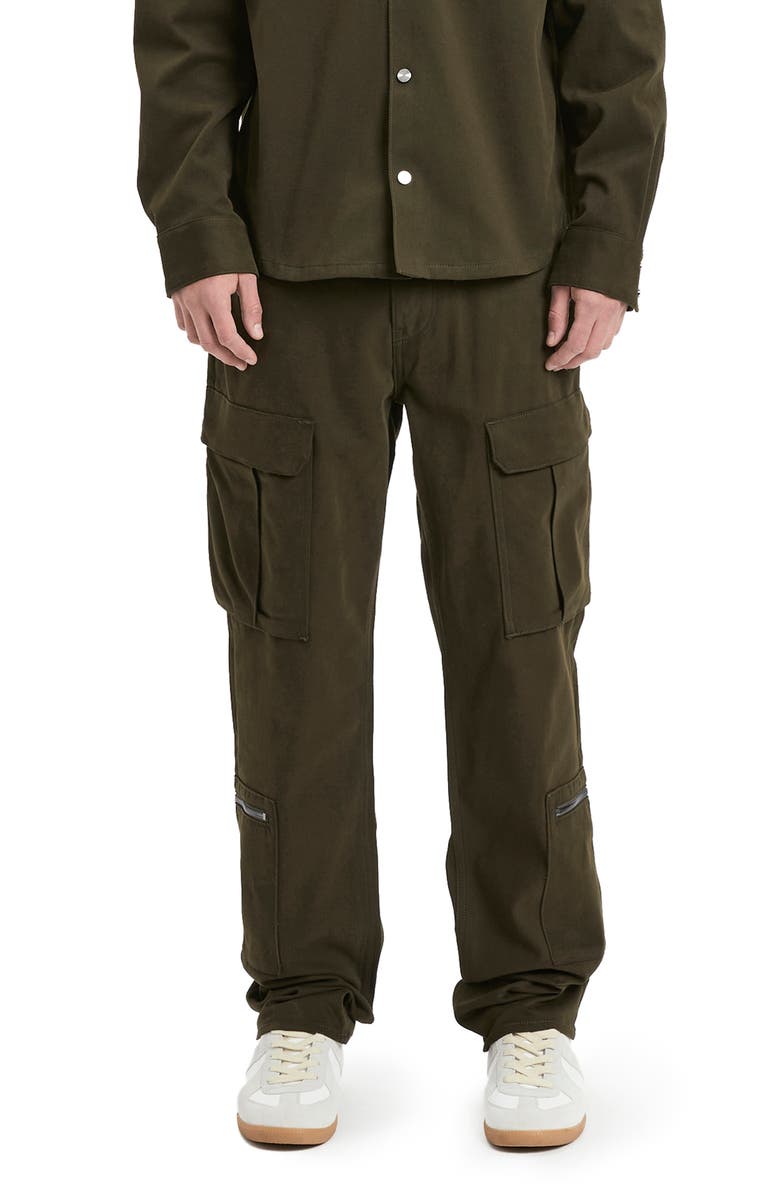 VAYDER Baggy Stretch Cotton Cargo Pants, Main, color, 
