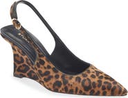 Stuart Weitzman The Vinnie Genuine Calf Hair Slingback Pump