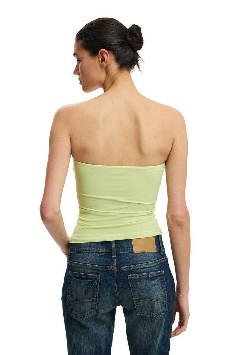 Cotton On Women's Cara Corset Bandeau, Alternate, color, Frosted Lime