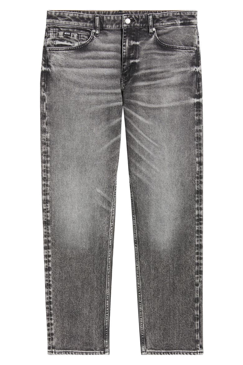 Ogden Straight Leg Jeans, Alternate, color, BLACK