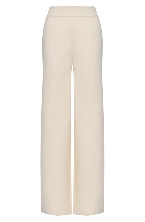 Pietro Brunelli Meribel Knit Pull-on Maternity Pants In Cream White