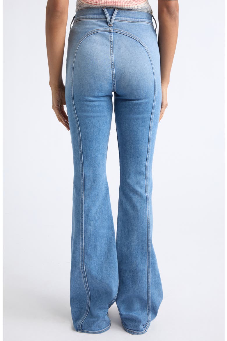 Beverley High Waist Flare Jeans, Alternate, color, SNEAK PEEK