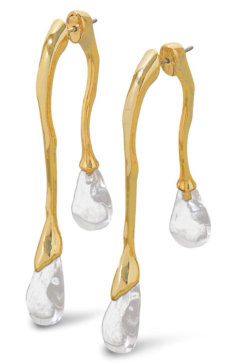 Alexis Bittar Lucite<sup>®</sup> Drop Ear Jackets, Main, color, Clear