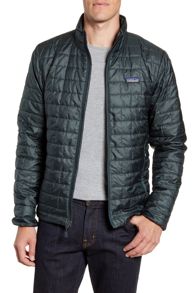 Nano Puff® Water Resistant Jacket, Main, color, CARBON/ CARBON