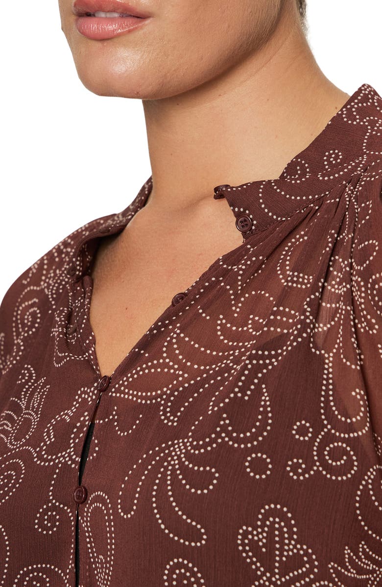 Sanctuary Keep Me Close Shirt, Alternate, color, Boheme Brown