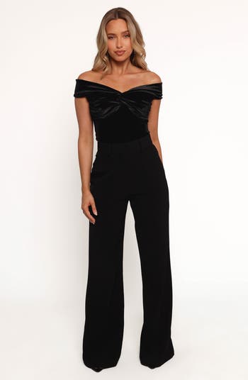 Petal & Pup Rita Off the Shoulder Velvet Top | Nordstrom Petal & Pup Rita Off the Shoulder Velvet Top | Nordstrom