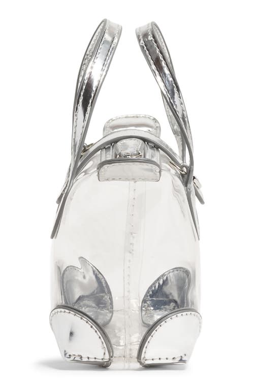 Stoney Clover Lane Clear Crossbody Bag In Silver