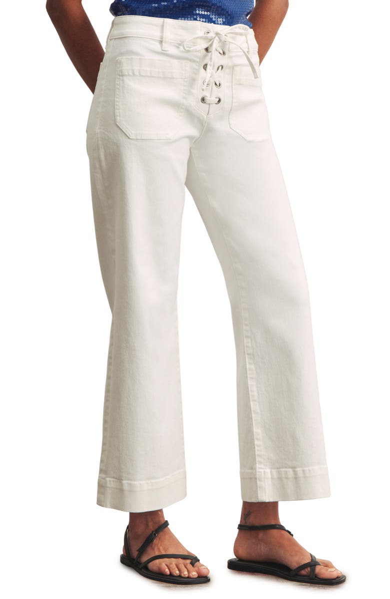 Sanctuary Marine Lace-Up Ankle Jeans, Alternate, color, 
