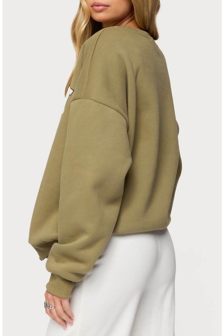 Boston Girl Sweatshirt, Alternate, color, OLIVE