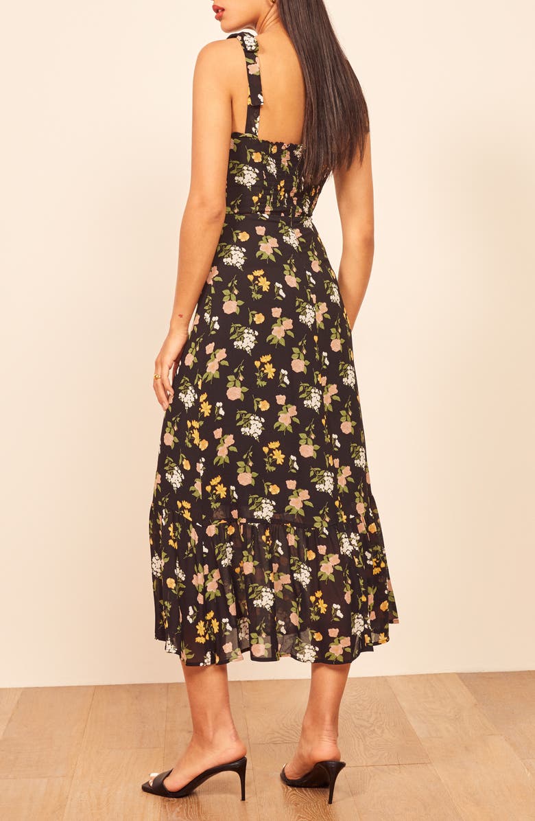 Reformation Nikita Floral Dress, Alternate, color,