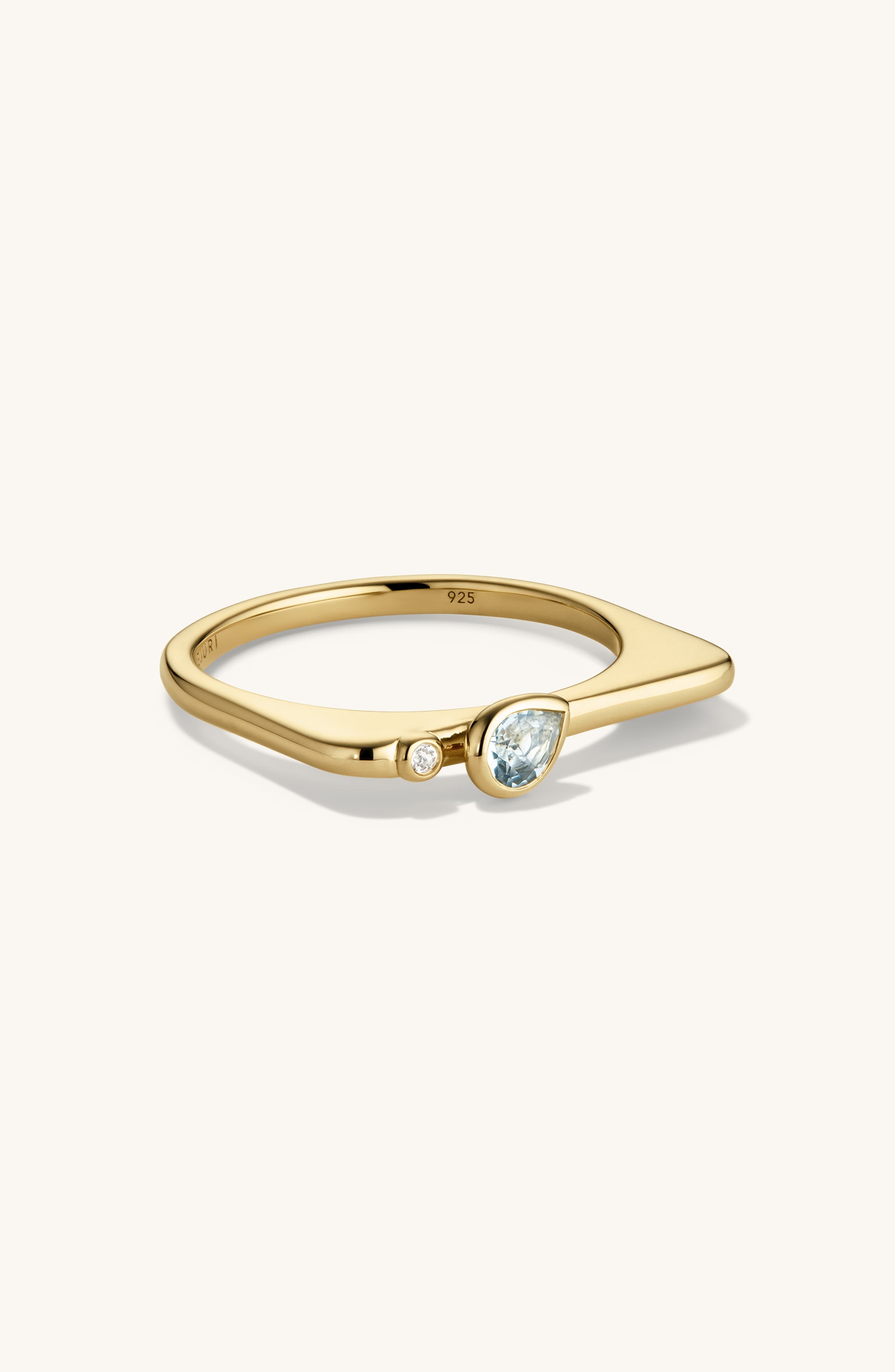 Gold / Aquamarine