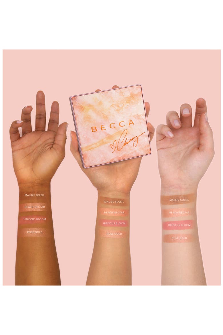 BECCA x Chrissy Tiegen Glow Face Palette (Limited Edition), Alternate, color, NO COLOR