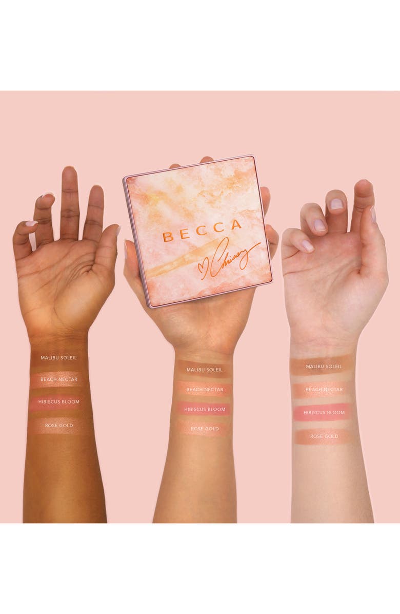 BECCA Cosmetics BECCA x Chrissy Tiegen Glow Face Palette, Alternate, color,