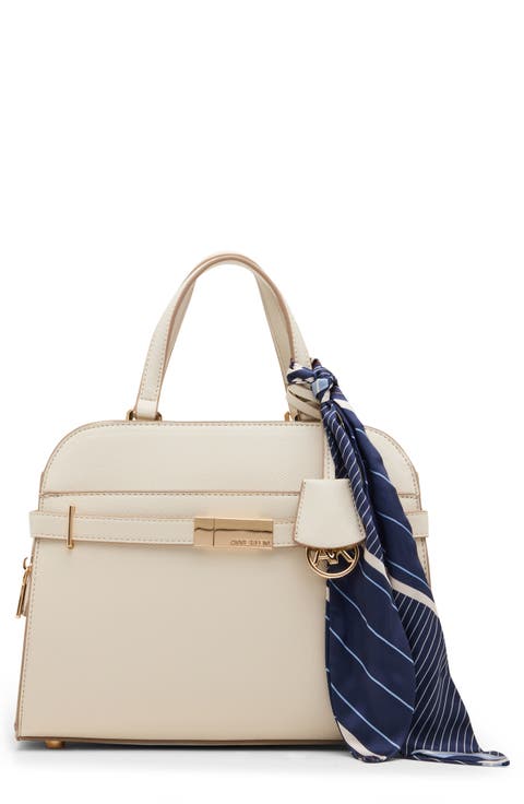 Medium Satchel with Scarf