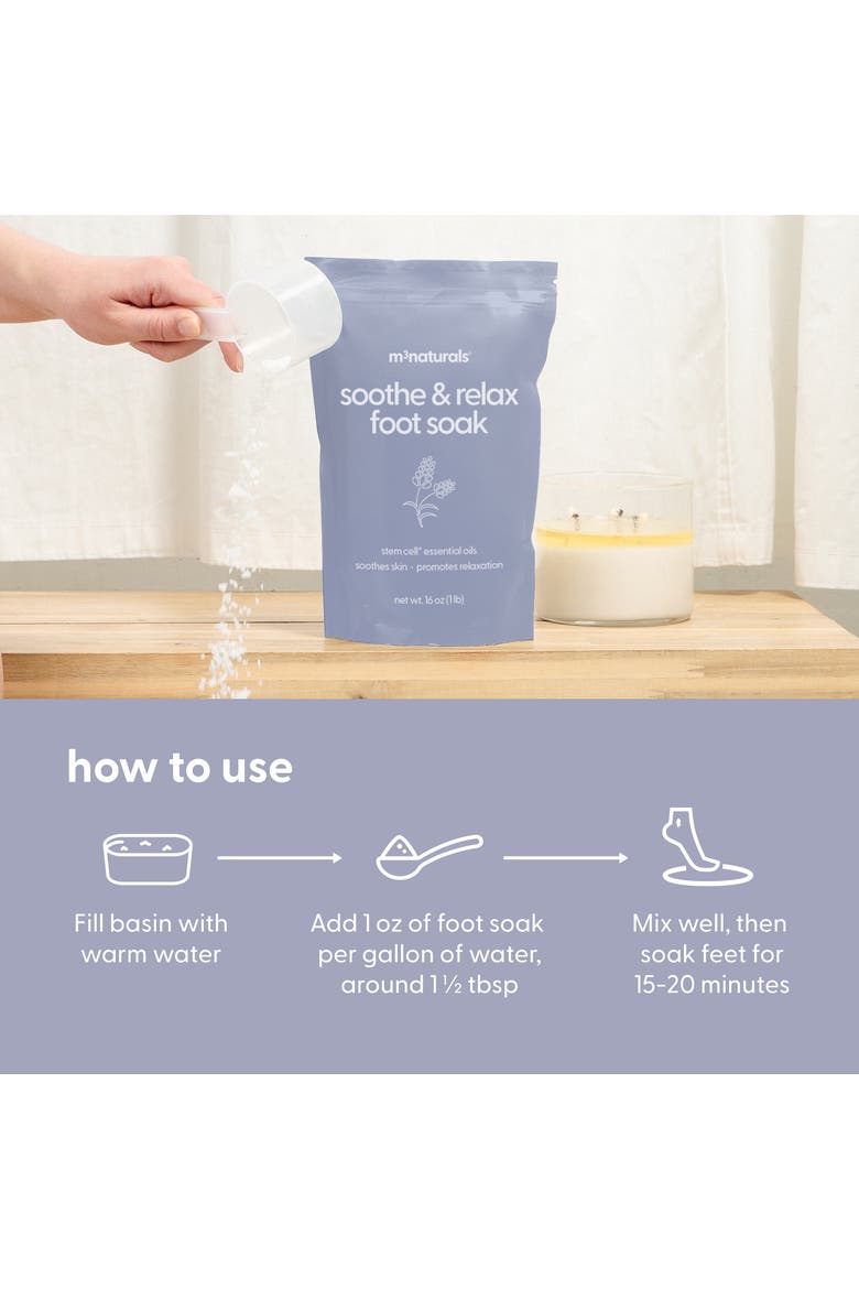 Soothe & Relax Foot Soak, 16oz, Alternate, color, None