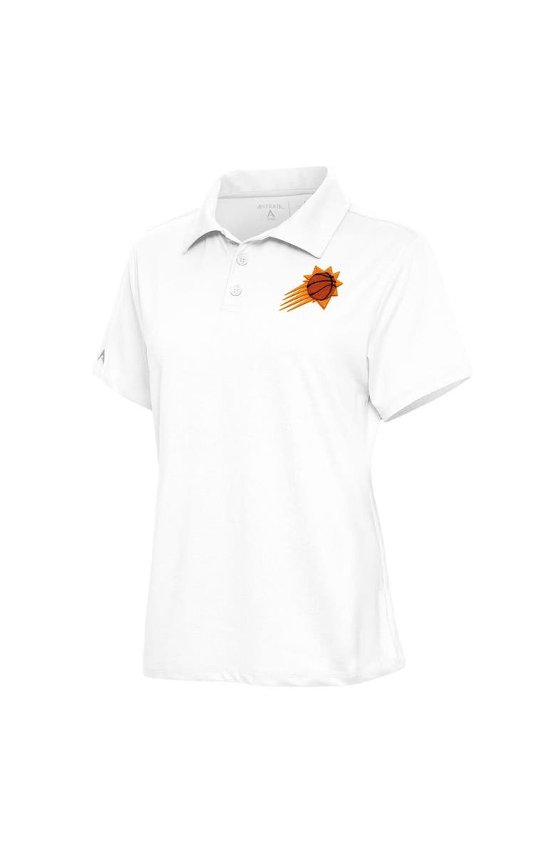 ANTIGUA Women's Antigua  White Phoenix Suns Motivated Polo, Main, color, 