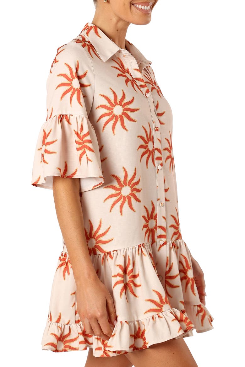 Ren Mini Shirtdress, Alternate, color, SOLEIL