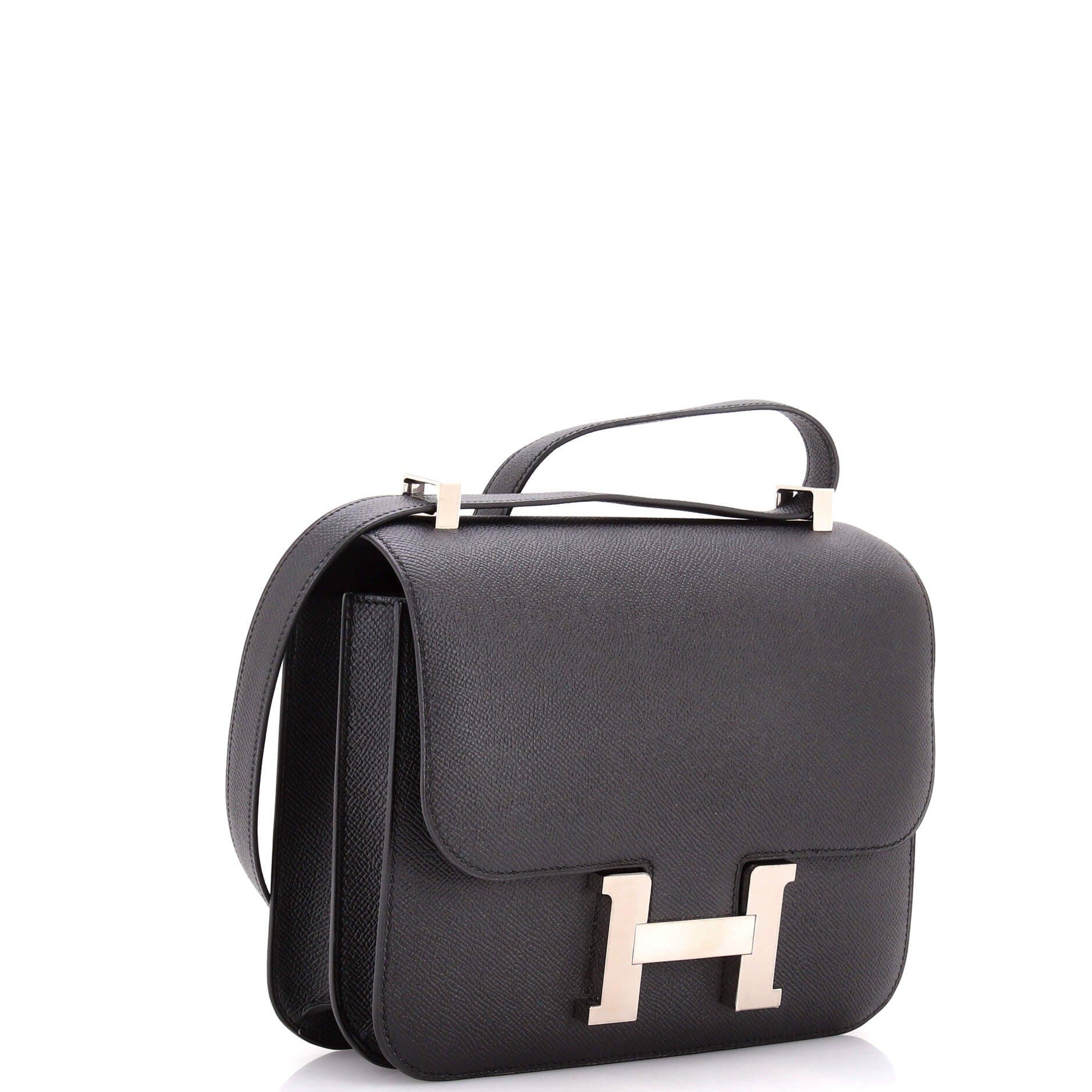 Pre-Owned Hermes Constance Bag Epsom 24, Alternate, color, Noir