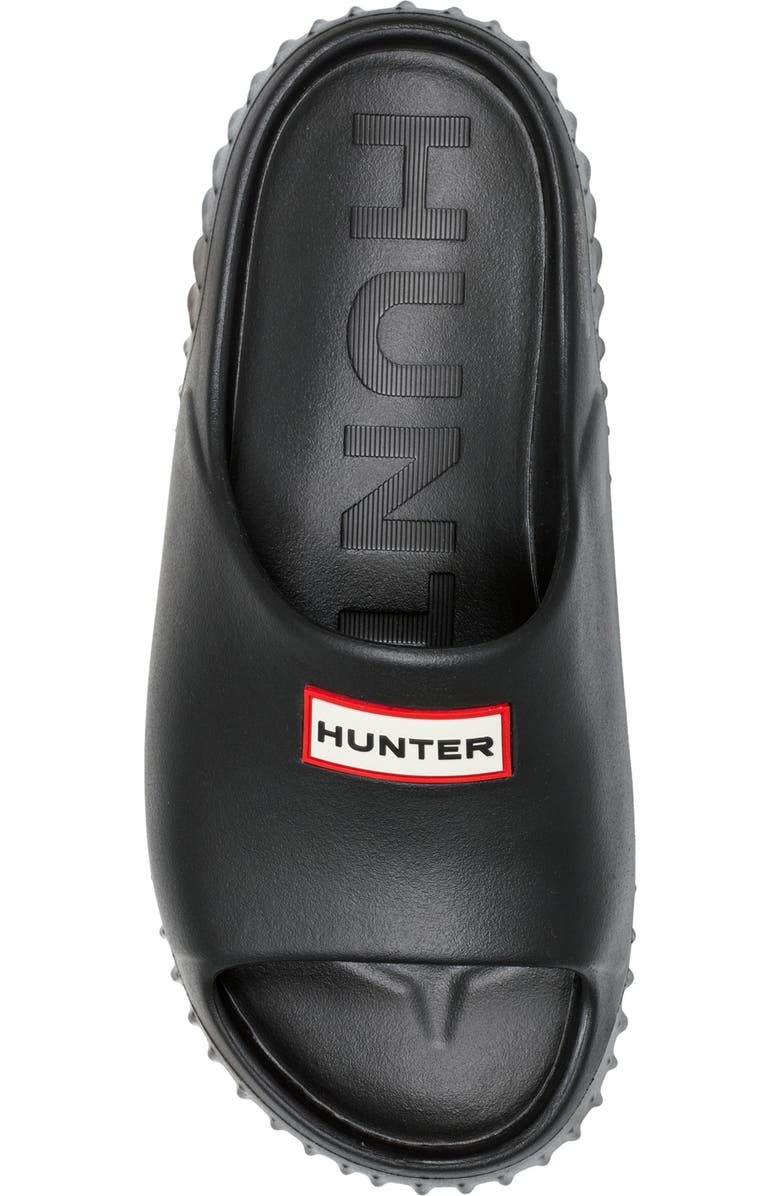 Hunter Finn Slide Sandal, Alternate, color, Black