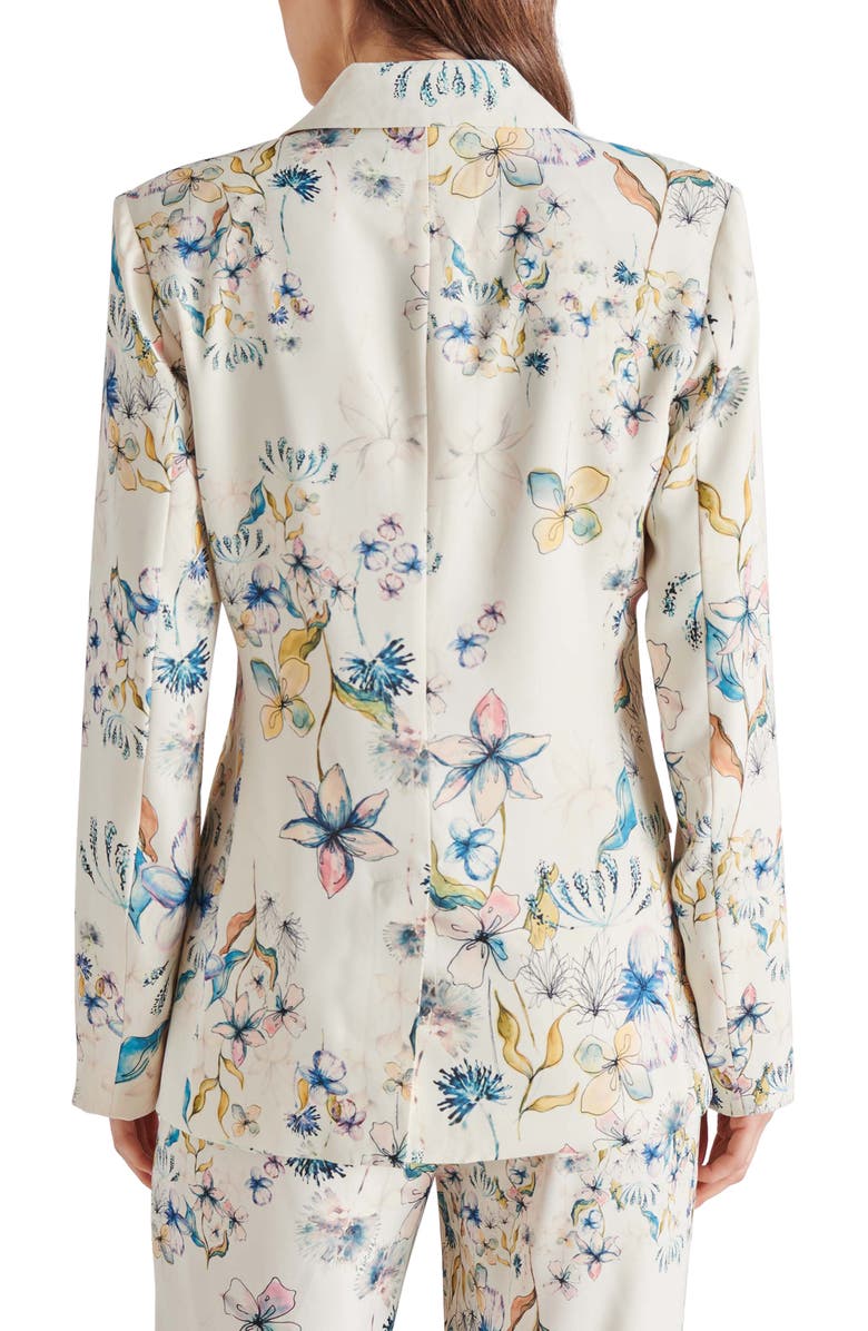 Steve Madden Destiny Floral Print Blazer, Alternate, color, 