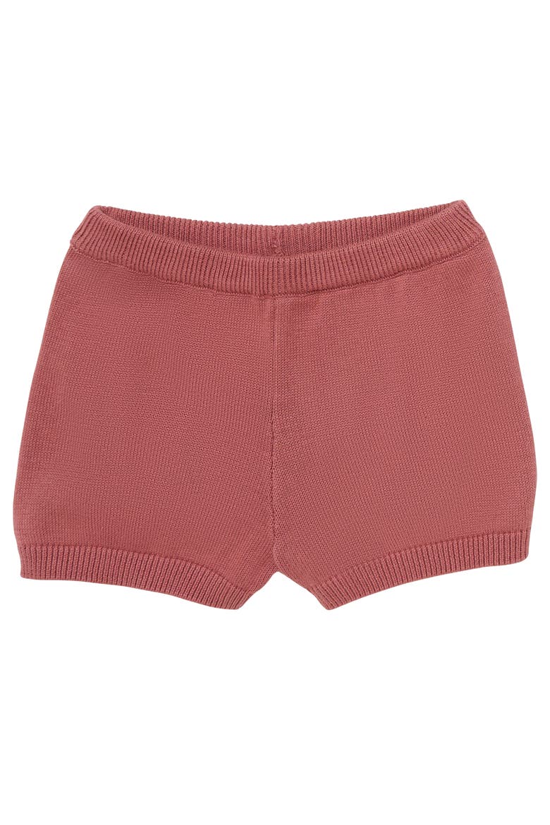 Sweater Knit Top and Shorts Set, Alternate, color, Dark Rose