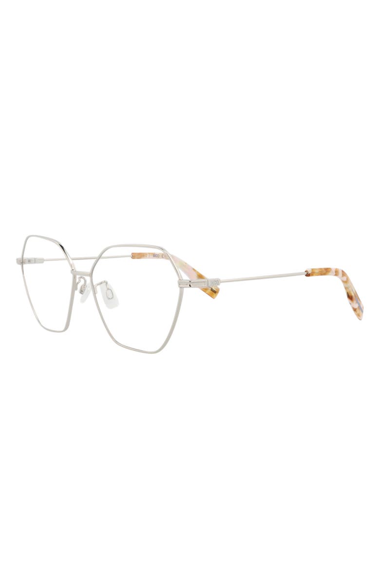 McQueen 56mm Cat Eye Optical Glasses, Alternate, color,
