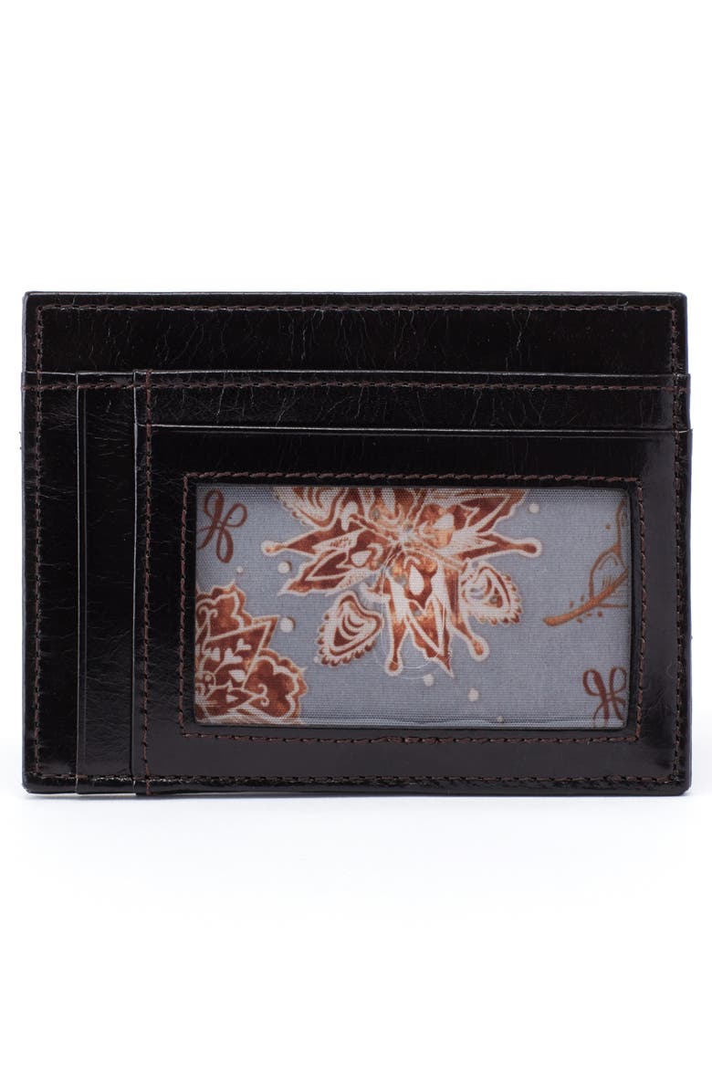 HOBO Brink Leather Card Case, Alternate, color, 