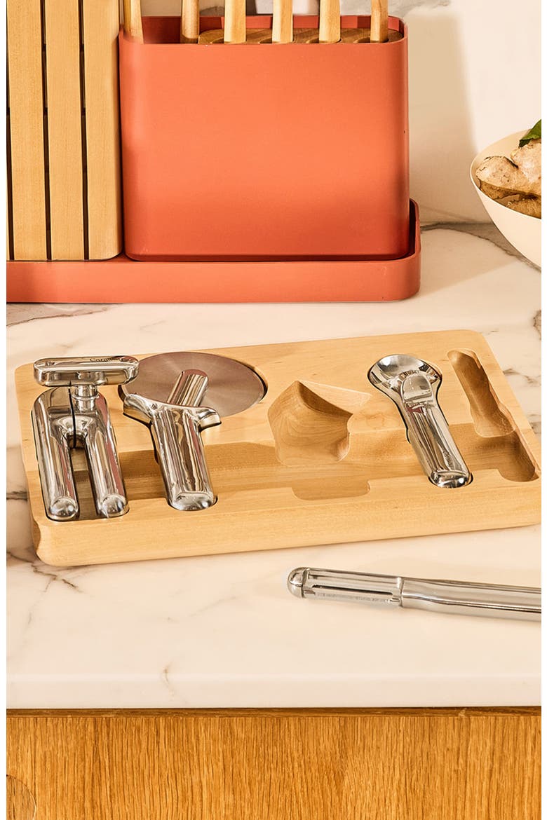 6-Piece Stainless Steel Kitchen Gadget Set, Alternate, color, SILVER