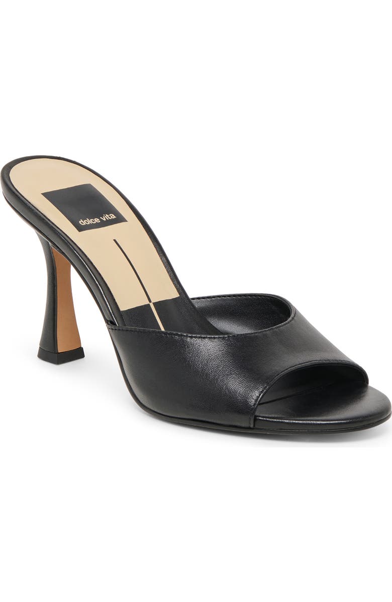 Dolce Vita Rosha Slide Sandal, Main, color, Black Leather