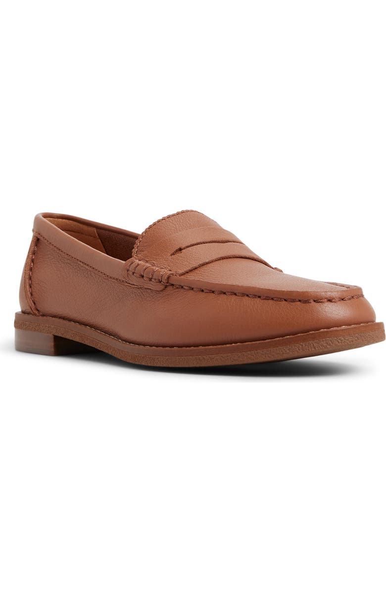 Sperry Seaport Penny Loafer, Main, color, Light Brown