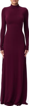 Naked Wardrobe Funnel Neck Long Sleeve Dress